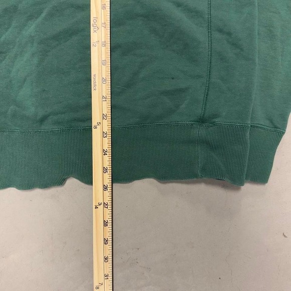 Vintage Y2K Forest Green Zip Up Nike Hoodie - Picture 5 of 6